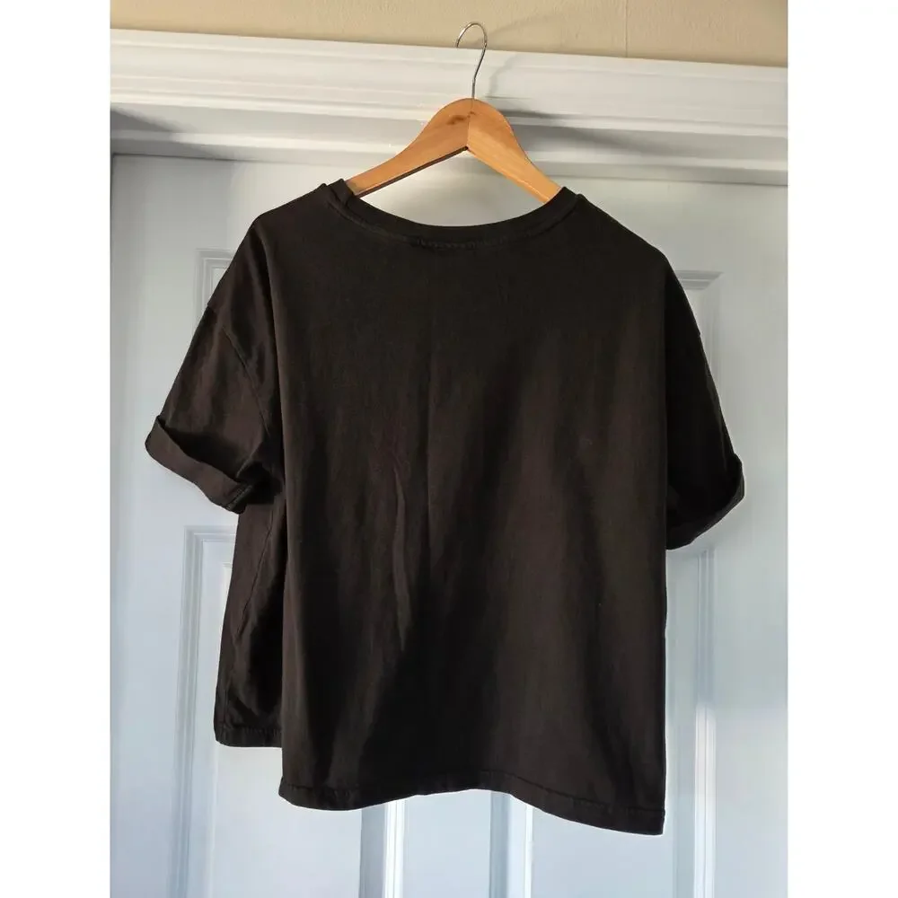 Disney Artist Series Mickey‎ Mouse Glitch T-Shirt Mens Large Black Neon Pocket